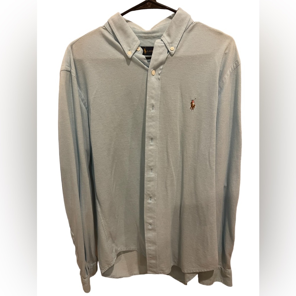 Polo Ralph Lauren Men's Shirt Button Down Soft Cotton Shirt -L - Good condition